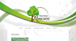 Desktop Screenshot of pepinieres-ronchini.com